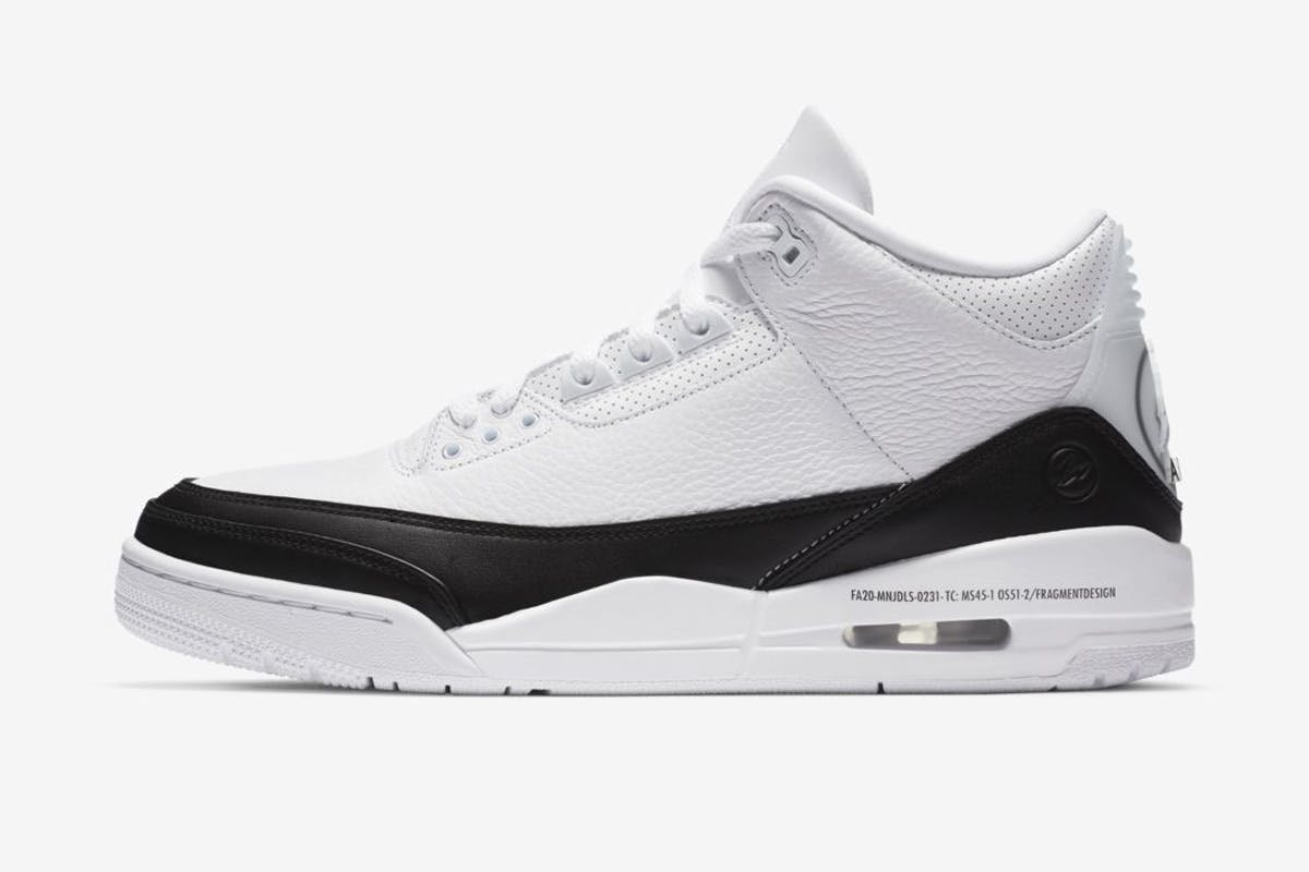 fragment design x Nike Air Jordan 3: How \u0026 Where to Buy Today